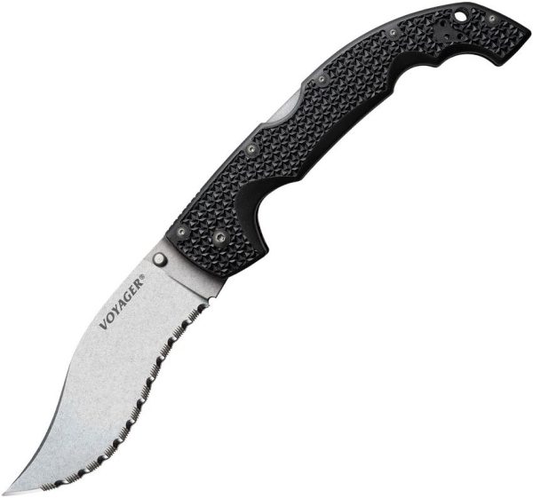 CS29AXVS.jpg Cold Steel Voyager Vaquero Lockback - Serrated AUS-10A