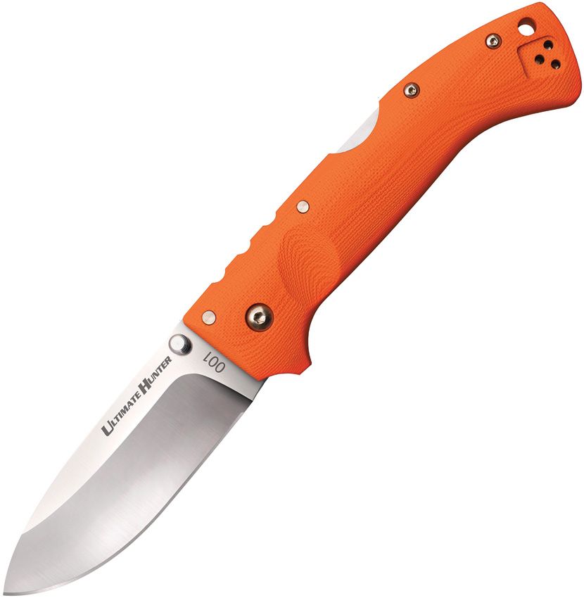 Cold Steel Ultimate Hunter Lockback Folding Knife 3.5" S35VN Orange