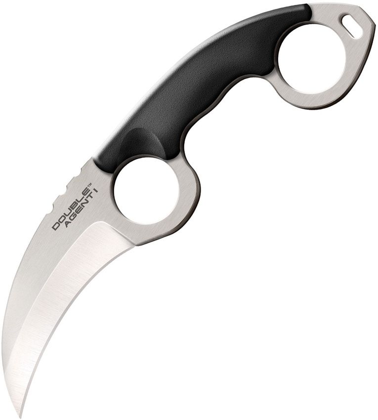 CS39FK.jpg Cold Steel Double Agent I Karambit Fixed Blade 3" AUS-8