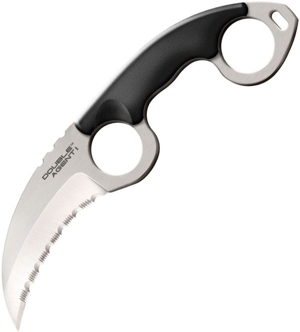 Cold Steel Double Agent I Serrated AUS-8 Karambit