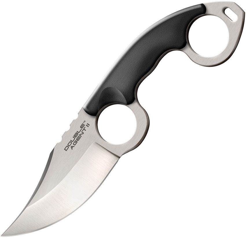 CS39FN.jpg Cold Steel Double Agent II Fixed Blade Knife 3.25" AUS-8A w/ Sheath