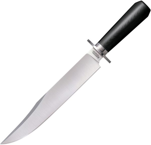 CS39LME4.jpg Cold Steel Laredo Bowie Fixed Blade - Black G10 Handle