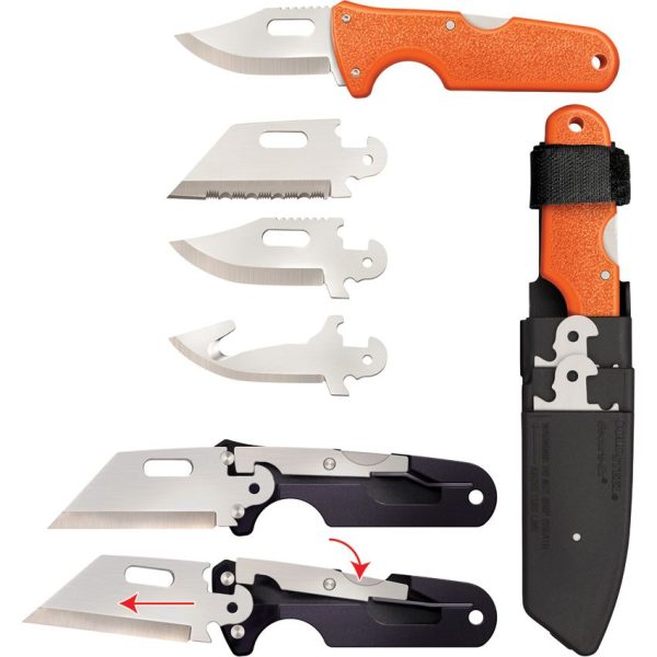 Cold Steel Click-N-Cut Hunter Lockback - Orange ABS