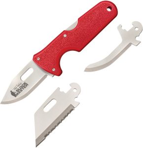 Cold Steel Click-N-Cut Hunter Lockback - Red ABS Handle