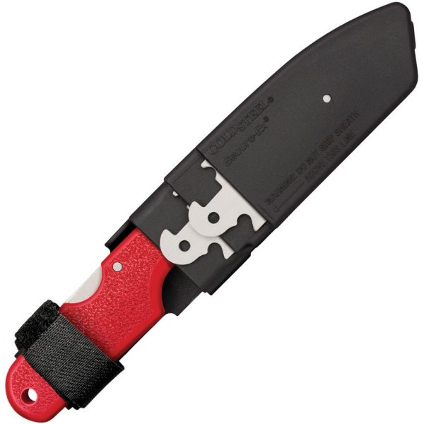 Cold Steel Click-N-Cut Hunter Lockback - Red ABS Handle