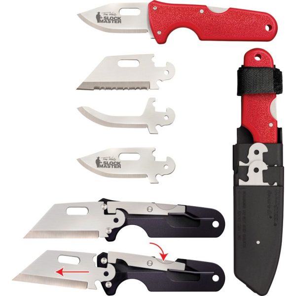 Cold Steel Click-N-Cut Hunter Lockback - Red ABS Handle