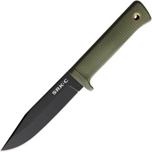 Cold Steel SRK Compact OD Green SK5 Fixed Blade