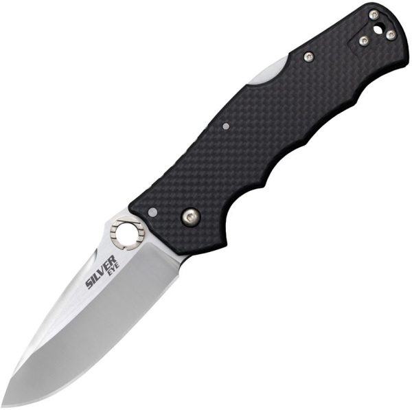 Cold Steel Silver Eye Lockback Carbon Fiber S35VN