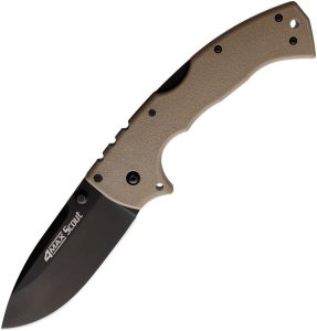 CS62RQDTBK.jpg Cold Steel 4-Max Scout Desert Tan Black Blade