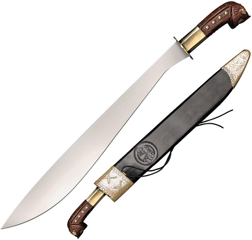 Cold Steel Filipino Memorial Bolo 21" 1055HC Satin Blade w/ Scabbard