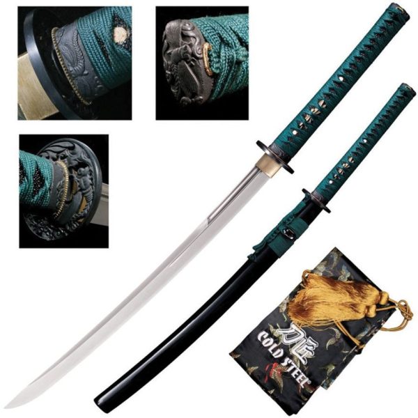 Cold Steel Dragonfly Wakizashi Long 22 inches Satin 1060HC