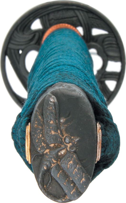 Cold Steel Dragonfly Wakizashi 1060 Steel - Green Wrapped