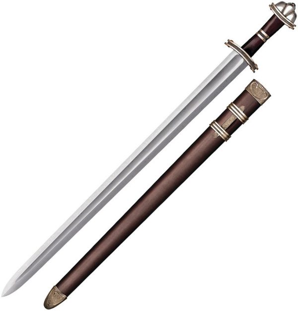 CS88HVB.jpg Cold Steel Damascus Viking Sword 30 Inch Blade