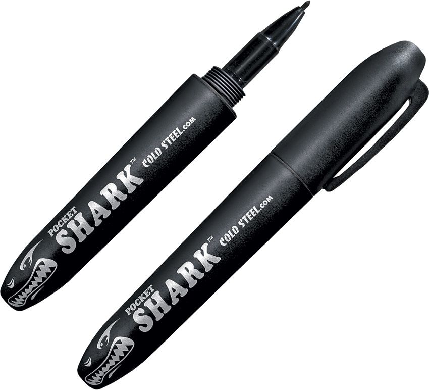 CS91SPB.jpg Cold Steel Pocket Shark Tactical Pen 6.625 Inches Black