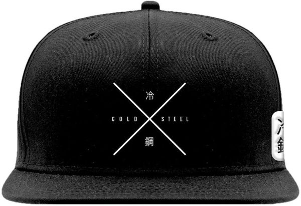 CS94HCSX.jpg Cold Steel Hat Black - Flat-Bill with Stitched Logo