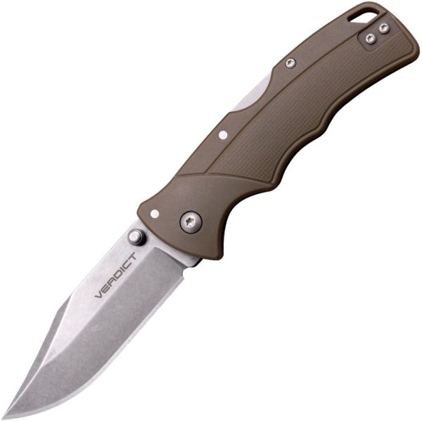 Cold Steel Verdict Lockback FDE Clip Point