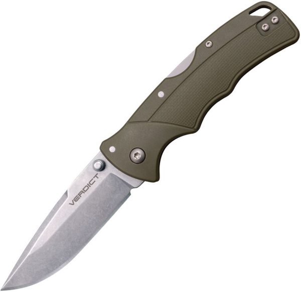 Cold Steel Verdict Lockback OD Green Spear