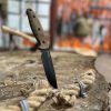 Cold Steel Republic Bushcraft Fixed Blade - Micarta Handle