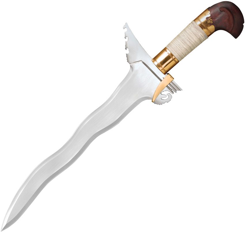 Cold Steel Kris Dagger 12.75" 1055HC Steel Blade w/ Scabbard