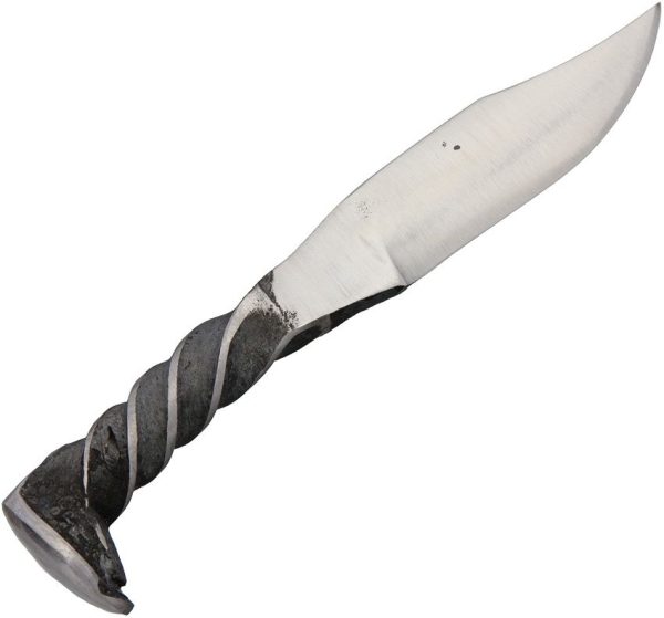 Iron Mountain Railroad Spike Fixed Blade Knife 4.25" Drop Point