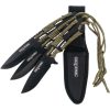 Cold Steel Throwing Knives 3-Pack - 4in Black Blade