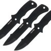 Cold Steel Throwing Knife Set - 2in Black Clip Point
