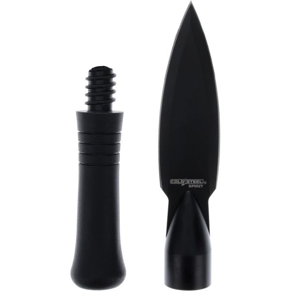 Cold Steel Spirit Survival Spear Head - 4.25in Black Blade