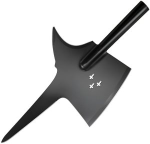 CSX89MSW.jpg Cold Steel MAA Swiss Halberd Head - 1055HC Black Steel