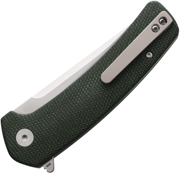 Coeburn Tool Clinch Linerlock Green M390 Folding Knife
