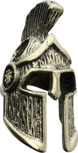 Coeburn Tool Spartan Helmet Bead Gold Paracord