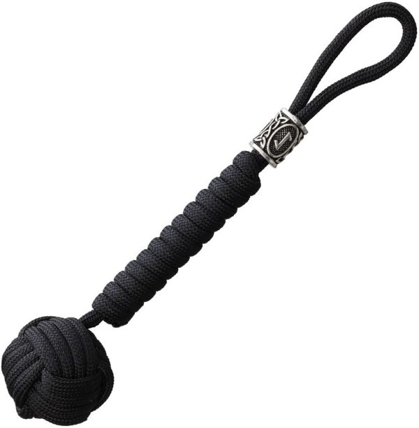 CT1044.jpg Coeburn Tool Monkey Fist Lanyard Black Paracord