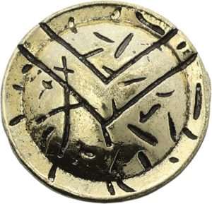 CT2002GD.jpg Coeburn Tool Spartan Shield Gold Paracord Bead