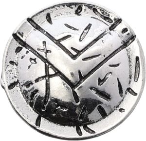 CT2002SB.jpg Coeburn Tool Spartan Shield Silver Paracord Bead