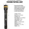 CT2505_add_02.jpg Caterpillar Rechargeable Flashlight 550 Lumens Black Tactical
