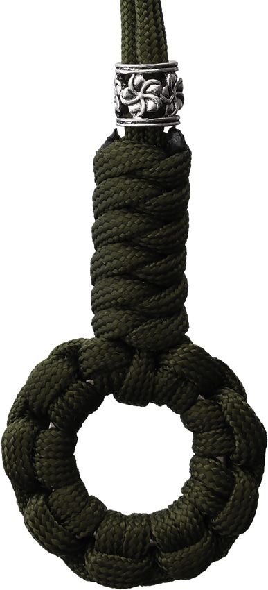 CT3002_add_01.jpg Coeburn Tool Rope Ring Paracord Lanyard OD Green