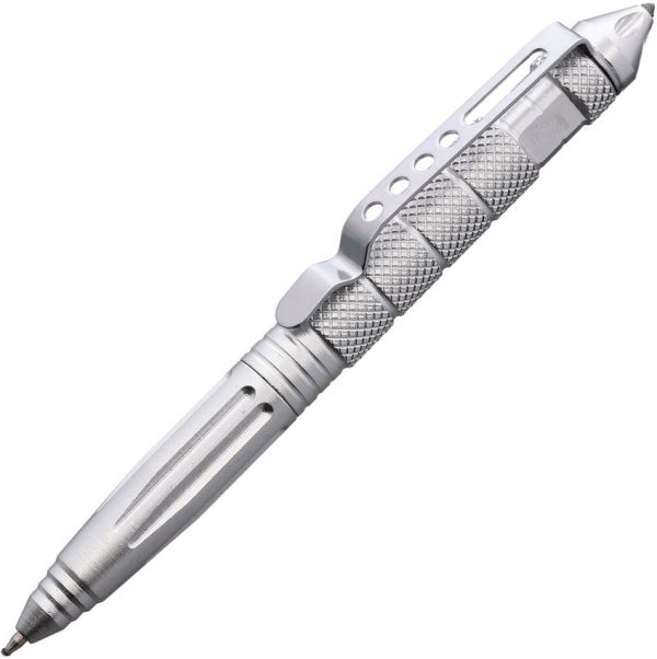 CT3014.jpg Coeburn Tool Tactical Pen Silver - Glass Breaker EDC