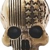 Coeburn Tool Route 66 Flag Skull Brass Bead