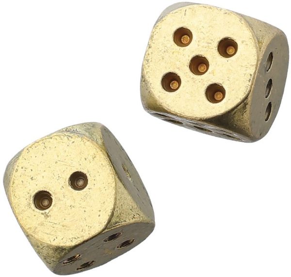 Coeburn Tool Small Brass Dice - 6-Sided