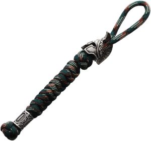 CT997CAMO.jpg Coeburn Tool Camo Spartan Paracord Lanyard - Silver Bead