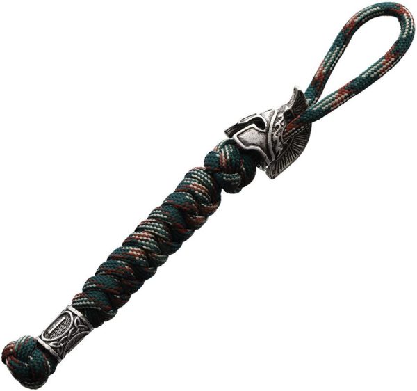 Coeburn Tool Camo Spartan Paracord Lanyard - Silver Bead