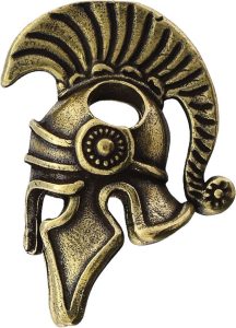 CTBIG092.jpg Coeburn Tool Brass Spartan Helmet Bead - Paracord