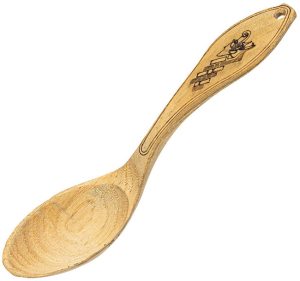 Condor Norse Dragon Carved Spoon - Wood Utensil