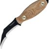 CTK133730HC.jpg Condor Zompopo Fixed Blade 1095HC Steel Canvas Micarta