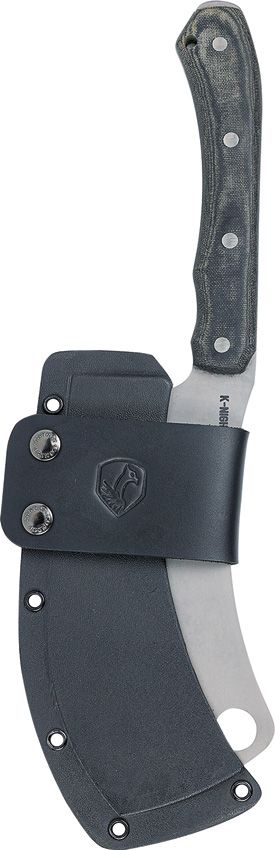 Condor K-Night Cleaver Fixed Blade 1075HC Steel Black Micarta