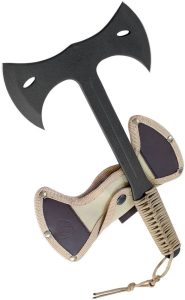 Condor Throwing Axe Double Bit 1065 Carbon Steel Tan Handle