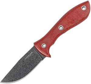 Condor Red Pygmy 14C28N Fixed Blade Knife Micarta Handle