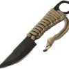 Condor Kickback Neck Knife - 1075 Carbon Steel Black