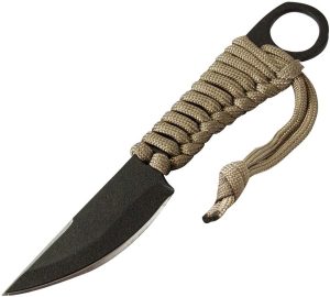 Condor Kickback Neck Knife - 1075 Carbon Steel Black