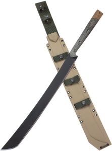 Condor Yoshimi Machete 19.13" 1075HC Fixed Blade Black