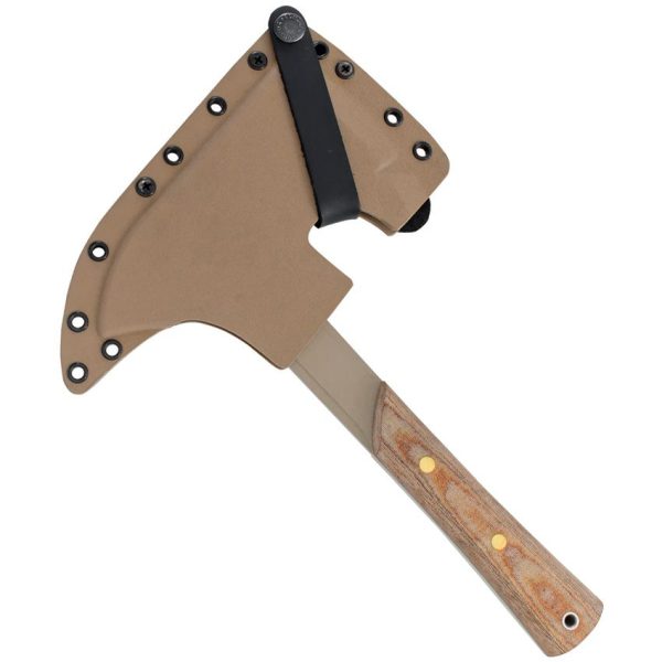 Condor Fortis Fidelis Fixed Blade Axe 1075HC Steel Tan Kydex